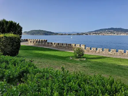 Aparcamiento parador de Baiona