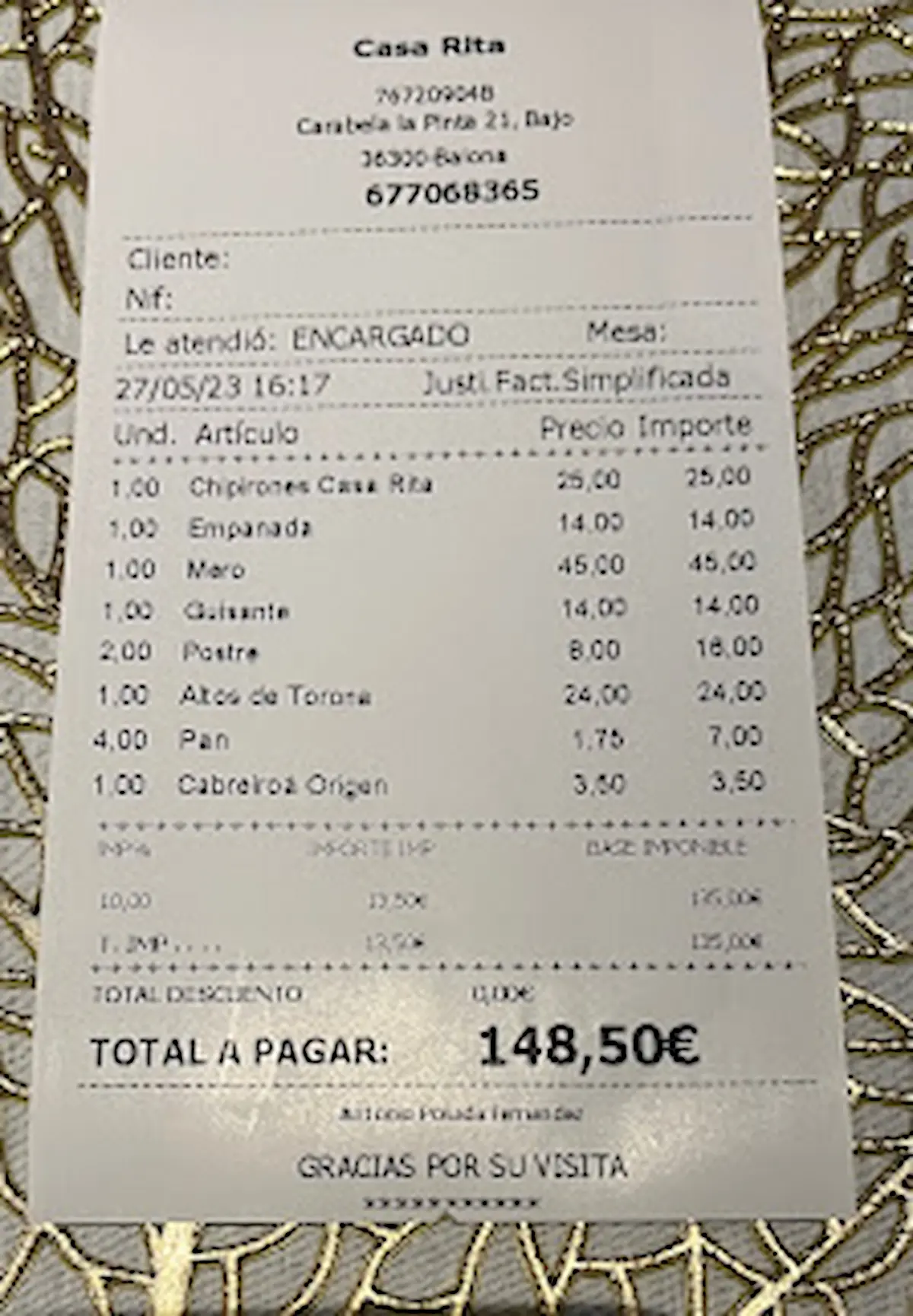 Imagen de Restaurante Casa Rita